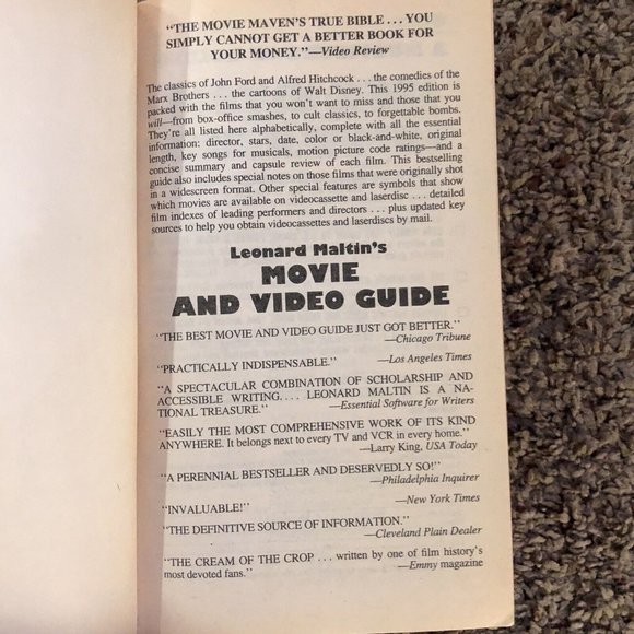 1995 & 1998 Movie and Video Guides Used 2 Books - Picture 9 of 13